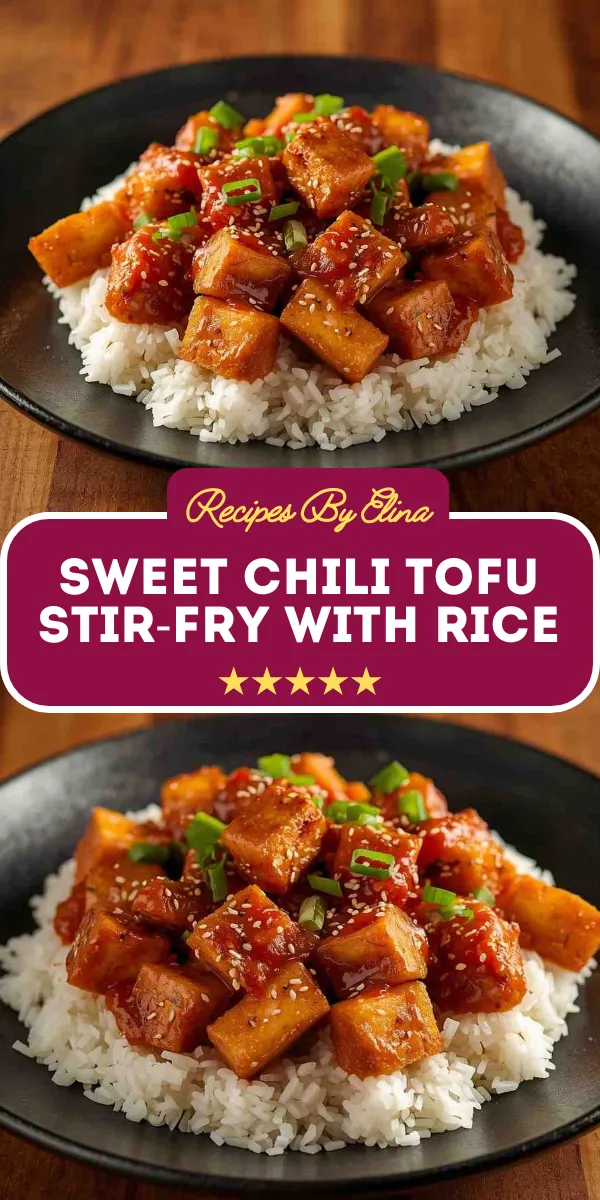 Sweet Chili Tofu Stir-Fry with Rice
