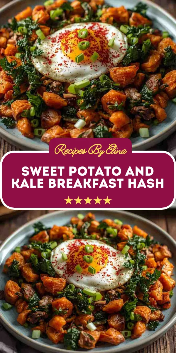 Sweet Potato and Kale Breakfast Hash
