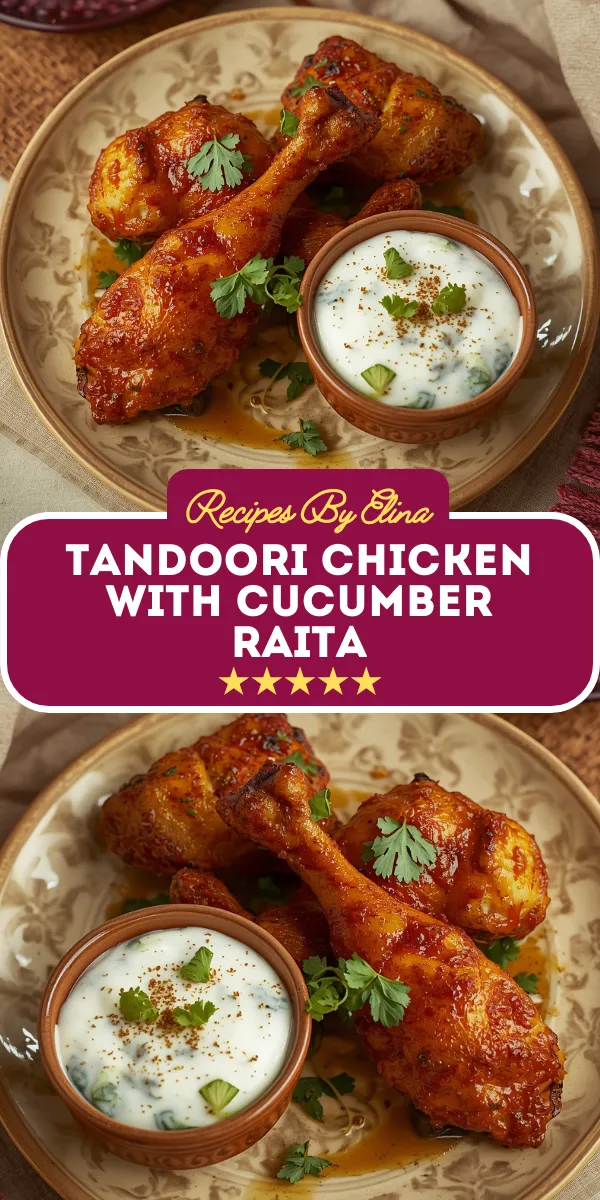 Tandoori Chicken with Cucumber Raita