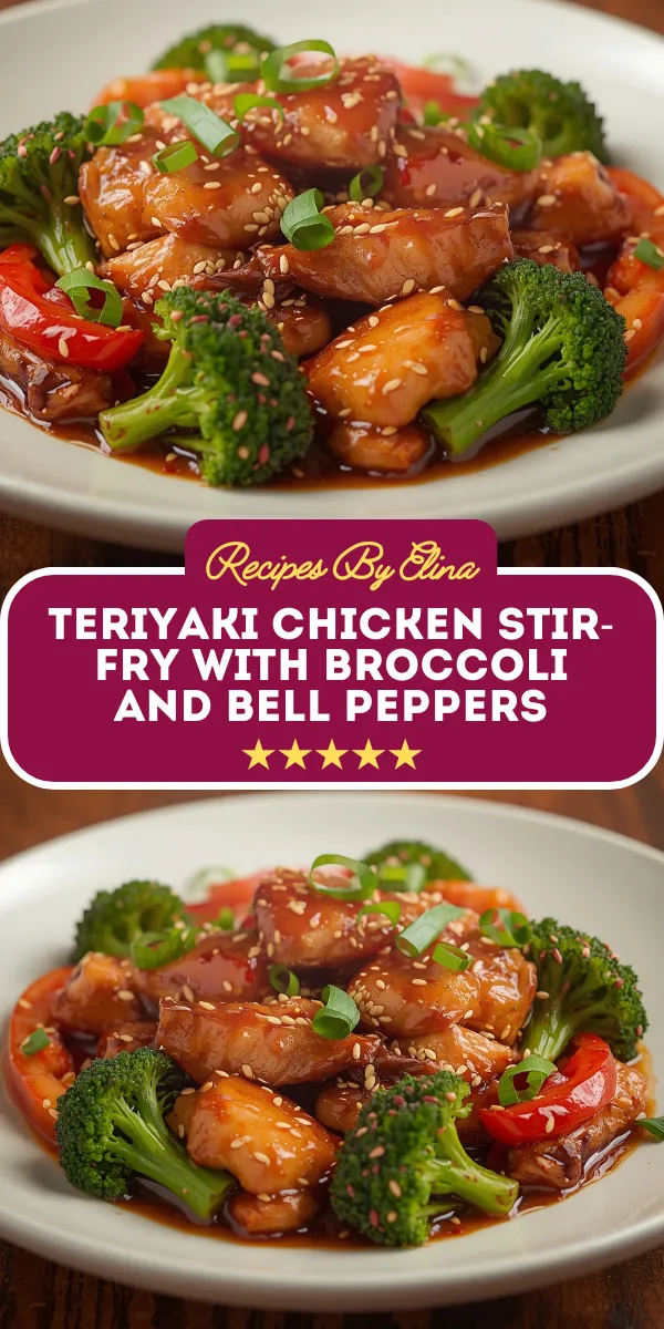 Teriyaki Chicken Stir-Fry with Broccoli and Bell Peppers
