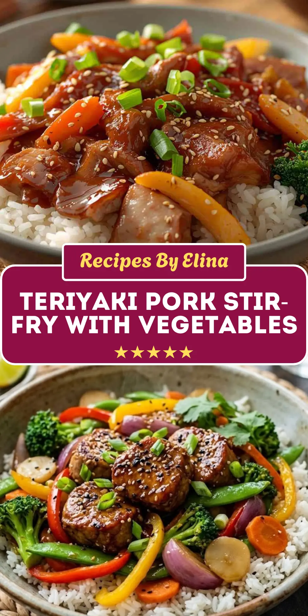 Teriyaki Pork Stir-Fry with Vegetables