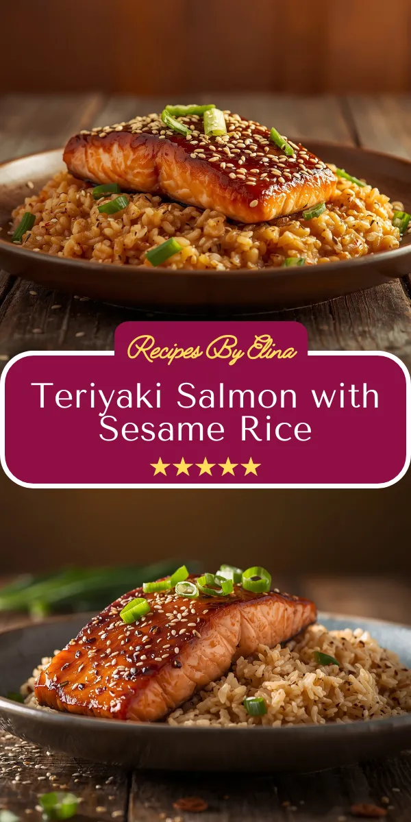 Teriyaki Salmon with Sesame Rice