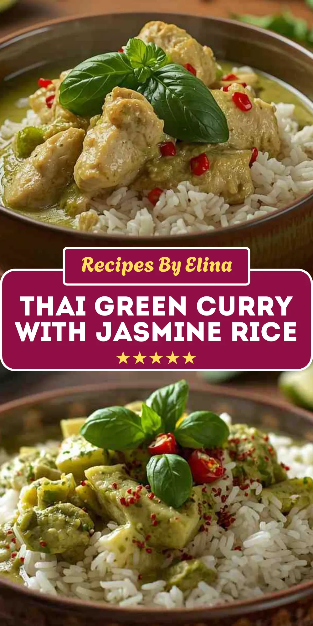 Thai Green Curry with Jasmine Rice