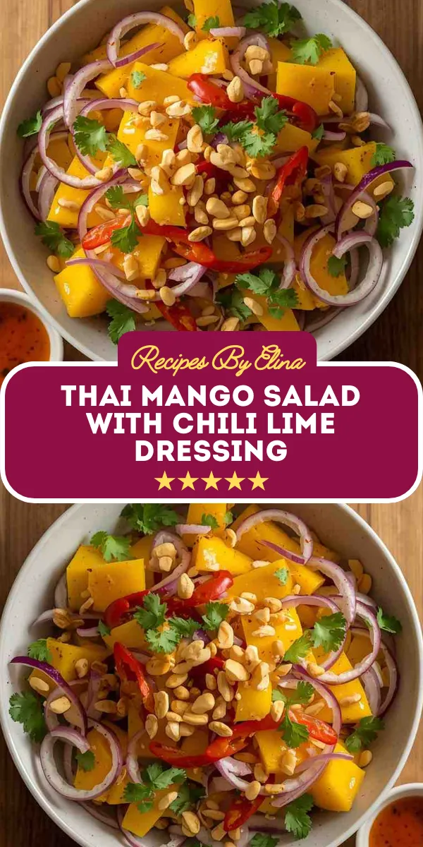 Thai Mango Salad with Chili Lime Dressing