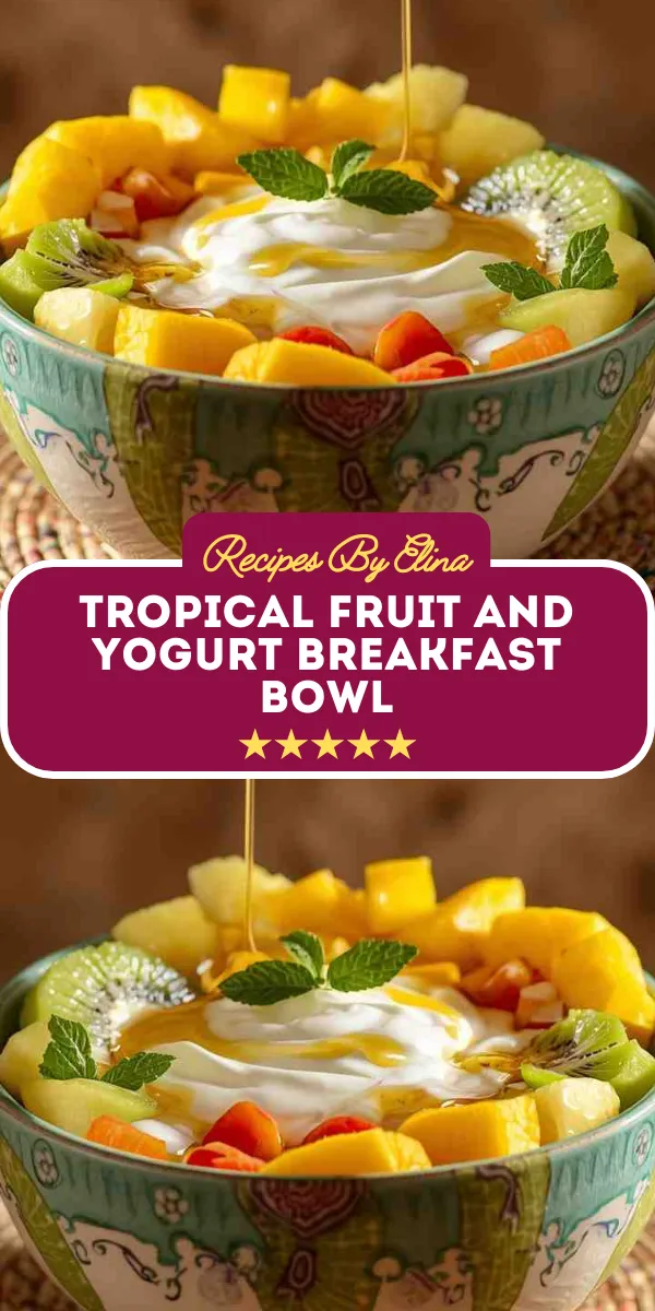 Tropical Fruit and Yogurt Breakfast Bowl