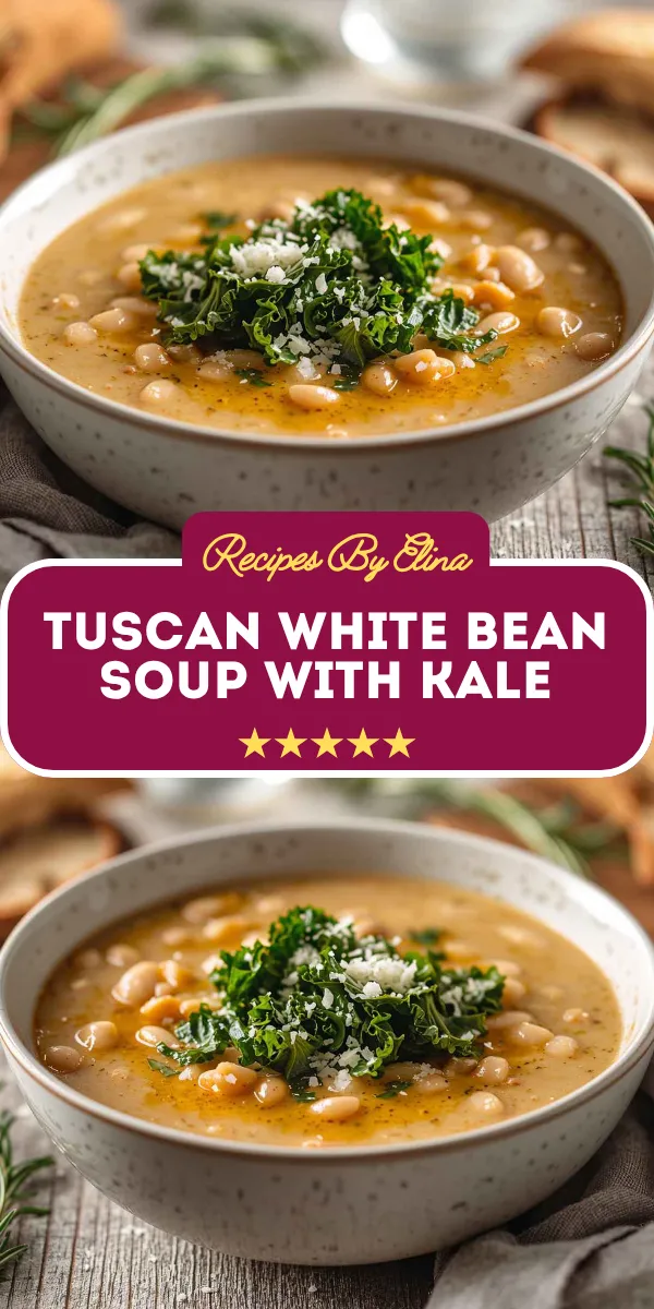 Tuscan White Bean Soup with Kale