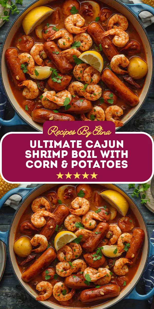 Ultimate Cajun Shrimp Boil with Corn & Potatoes
