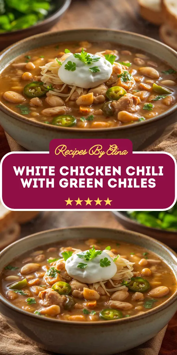White Chicken Chili with Green Chiles