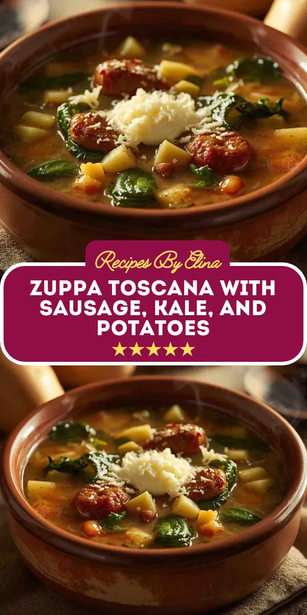 Zuppa Toscana with Sausage, Kale, and Potatoes