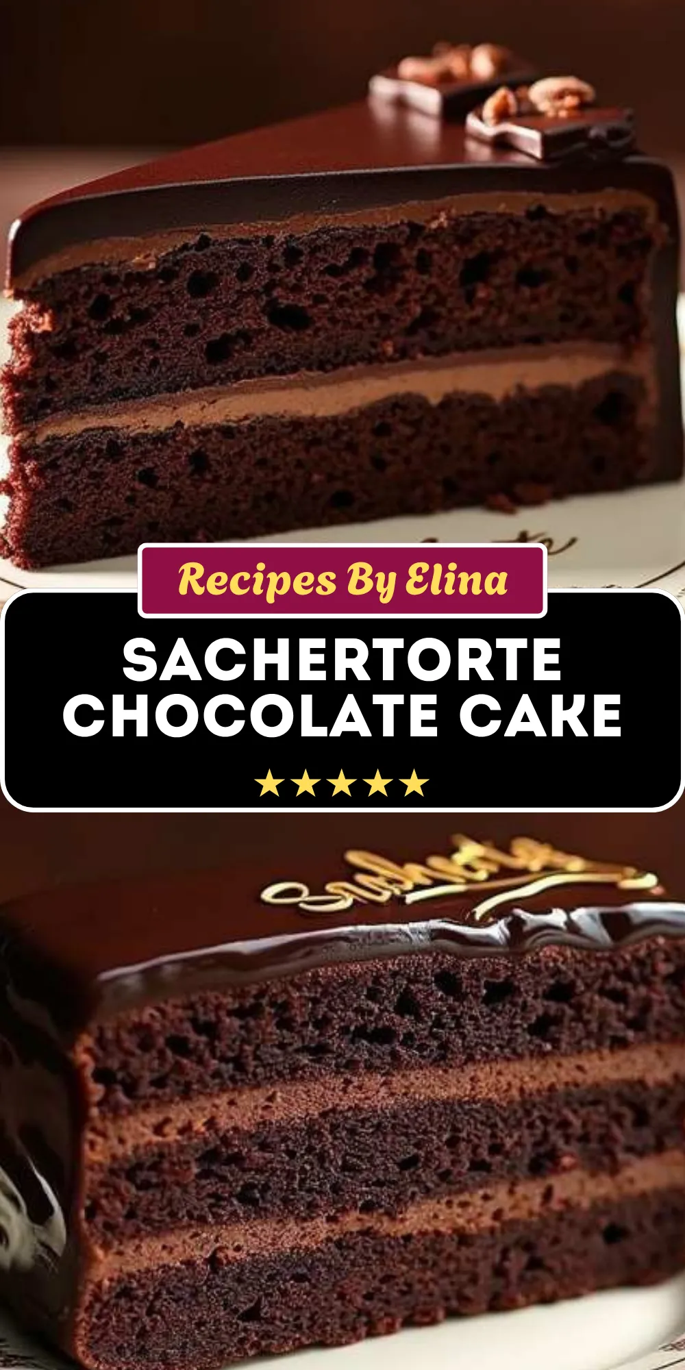 Austrian Sachertorte Chocolate Cake