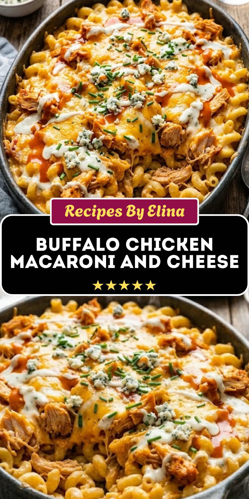 Buffalo Chicken Macaroni and Cheese