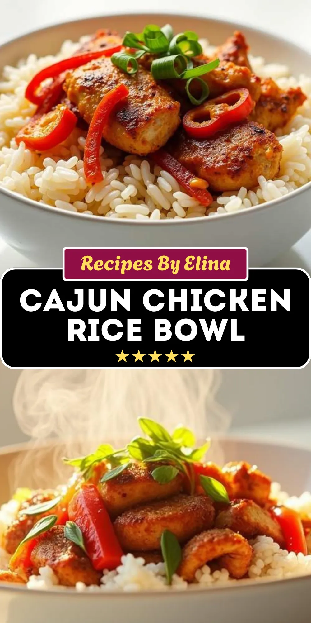 Cajun Chicken Rice Bowl