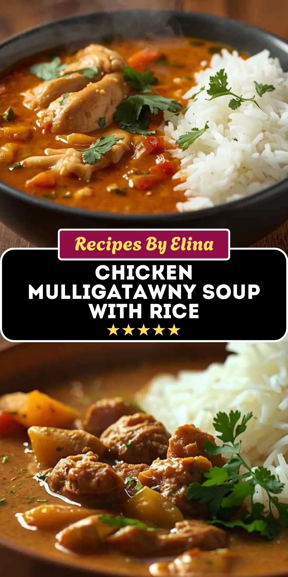 Chicken Mulligatawny Soup with Rice