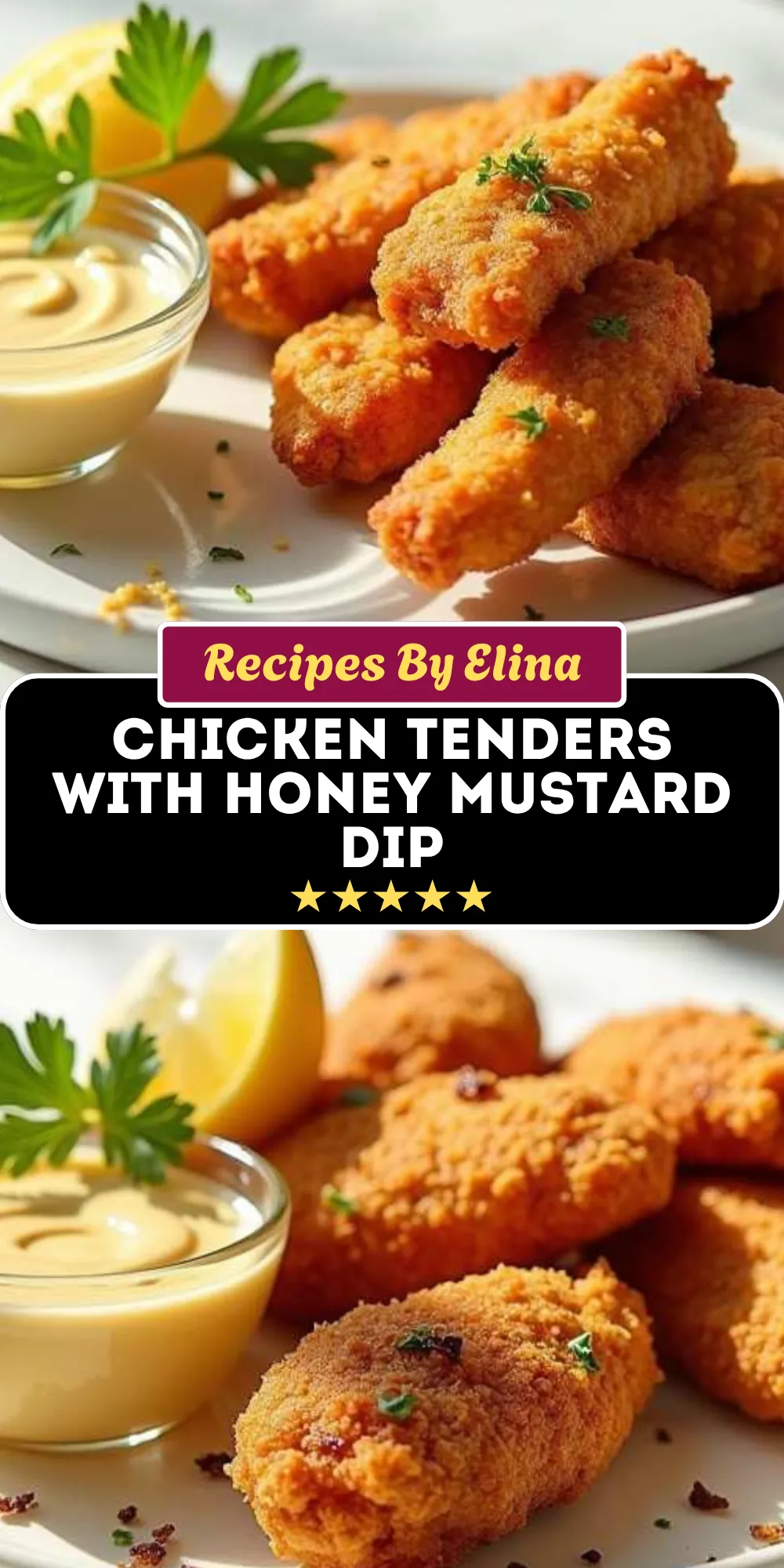Chicken Tenders with Honey Mustard Dip