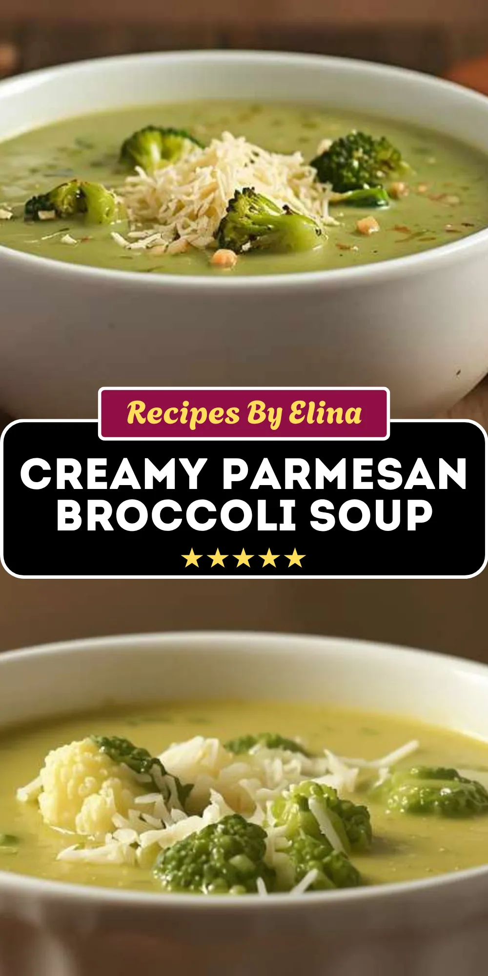Creamy Parmesan Broccoli Soup