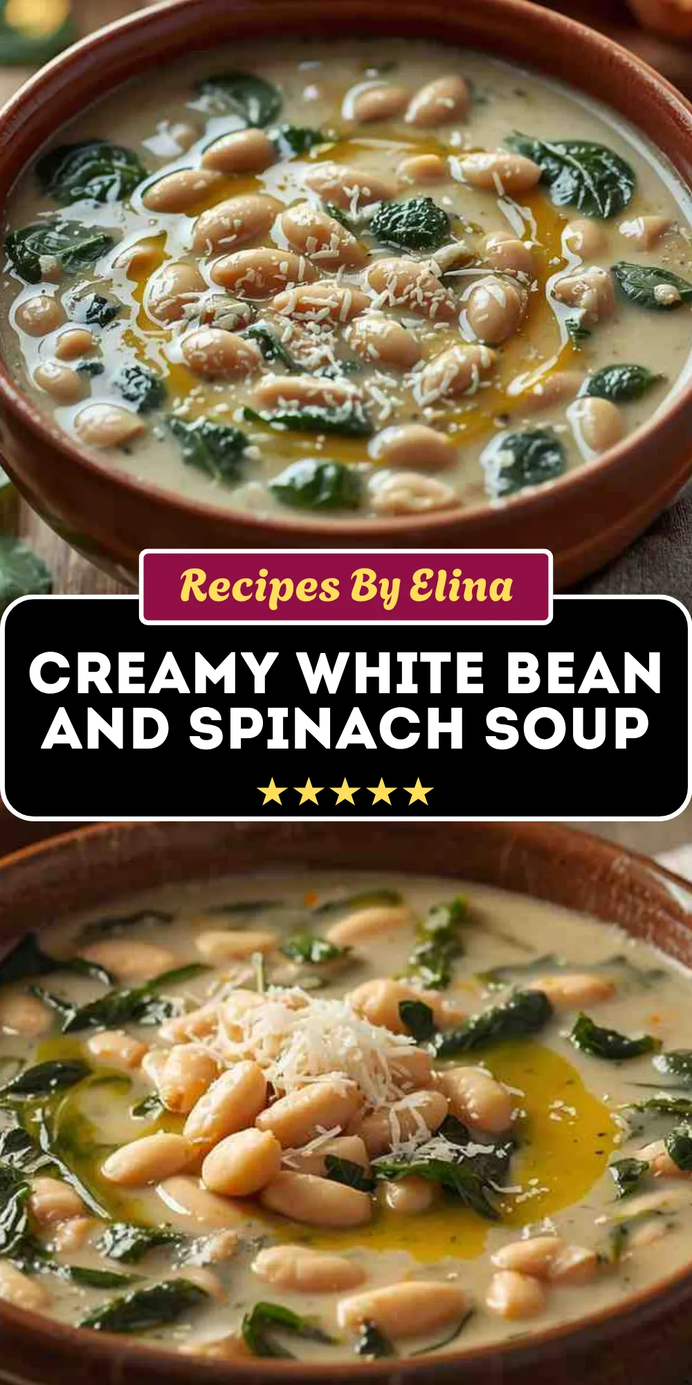 Creamy White Bean and Spinach Soup
