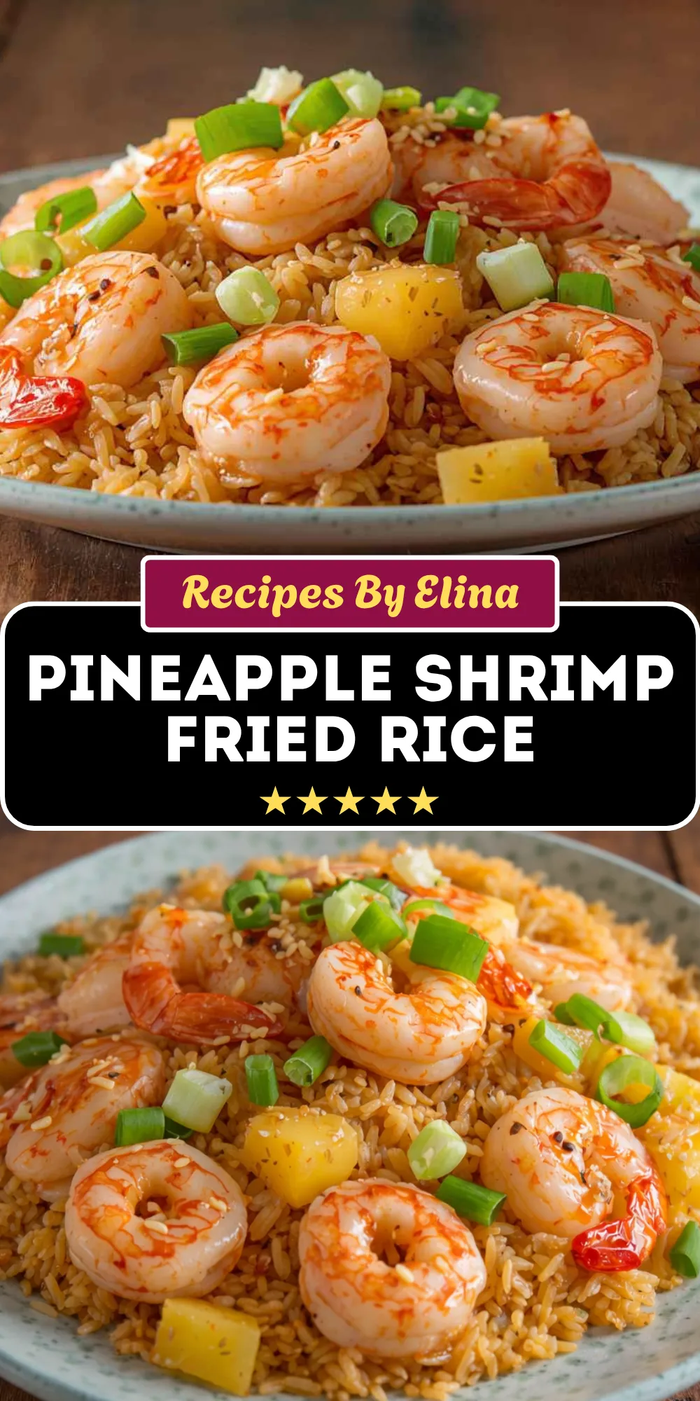 Pineapple Shrimp Fried Rice Island Style