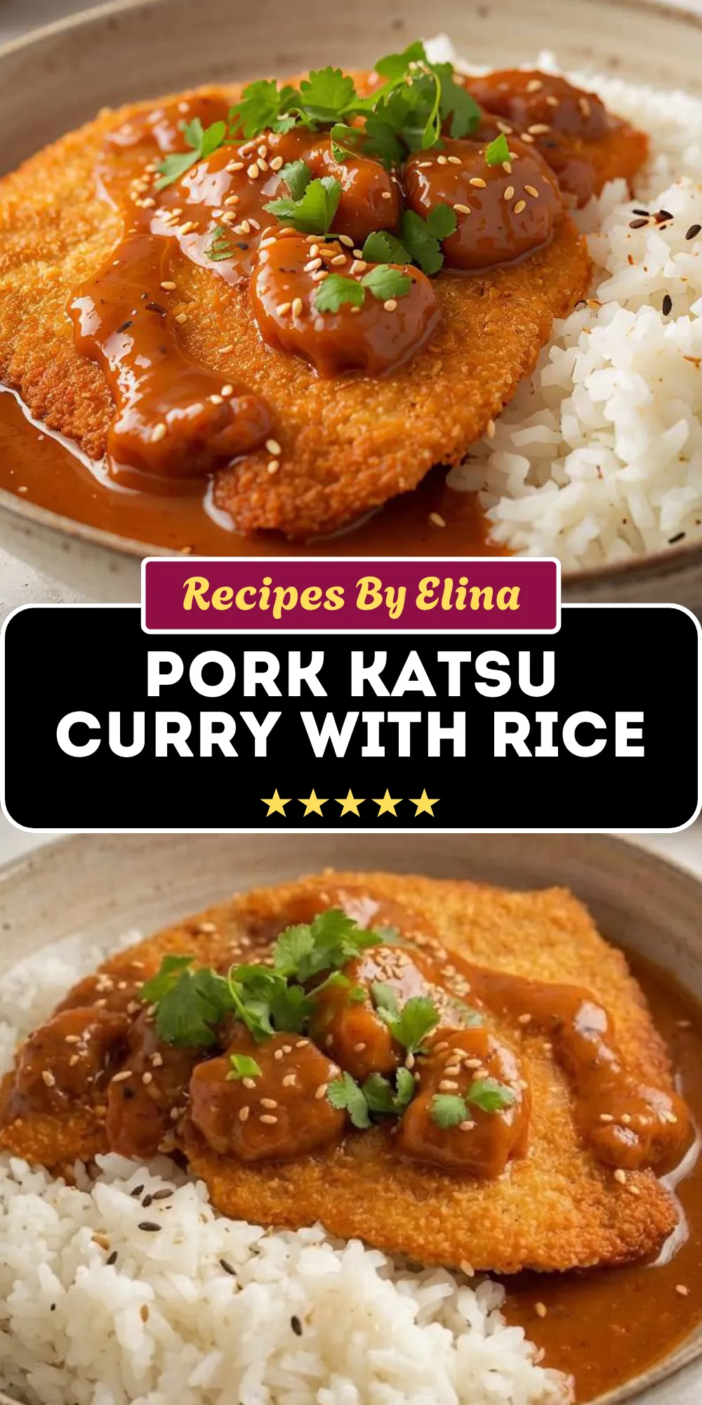 Pork Katsu Curry with Rice