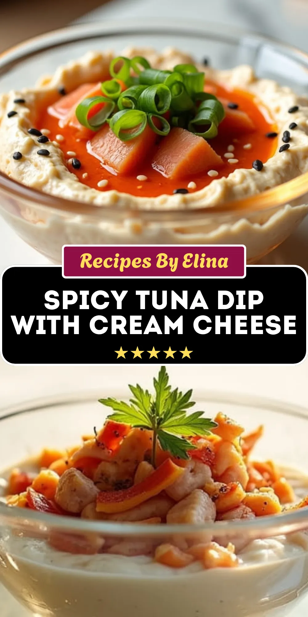 Spicy Tuna Dip with Cream Cheese