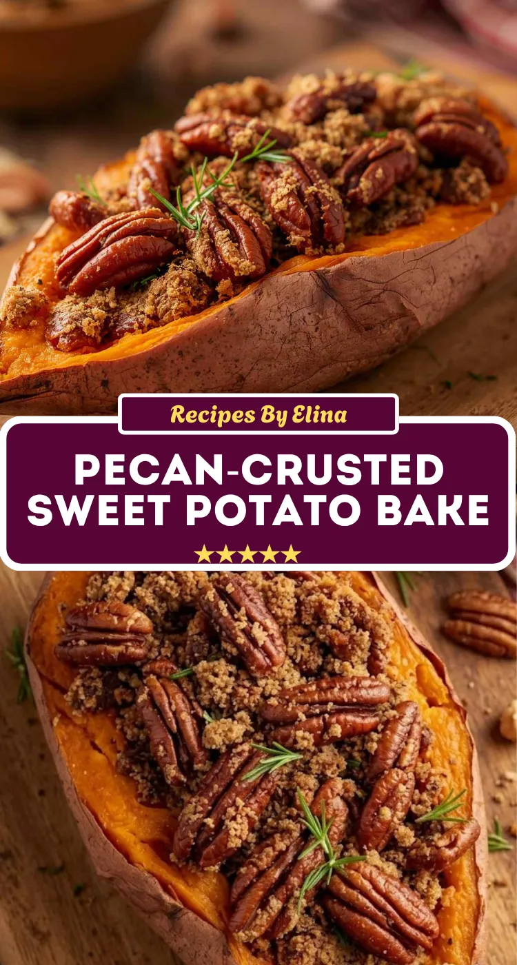 Pecan-Crusted Sweet Potato Bake