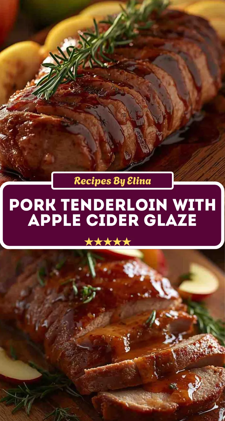 Pork Tenderloin with Apple Cider Glaze