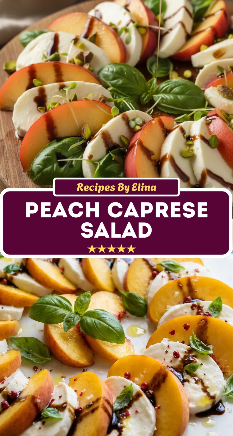 Peach Caprese Salad