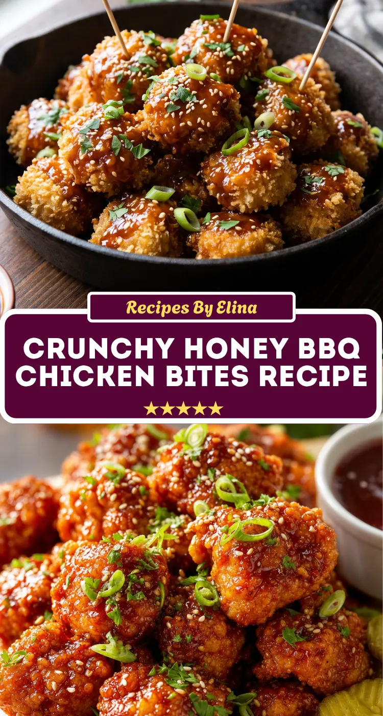 Crunchy Honey BBQ Chicken Bites Recipe