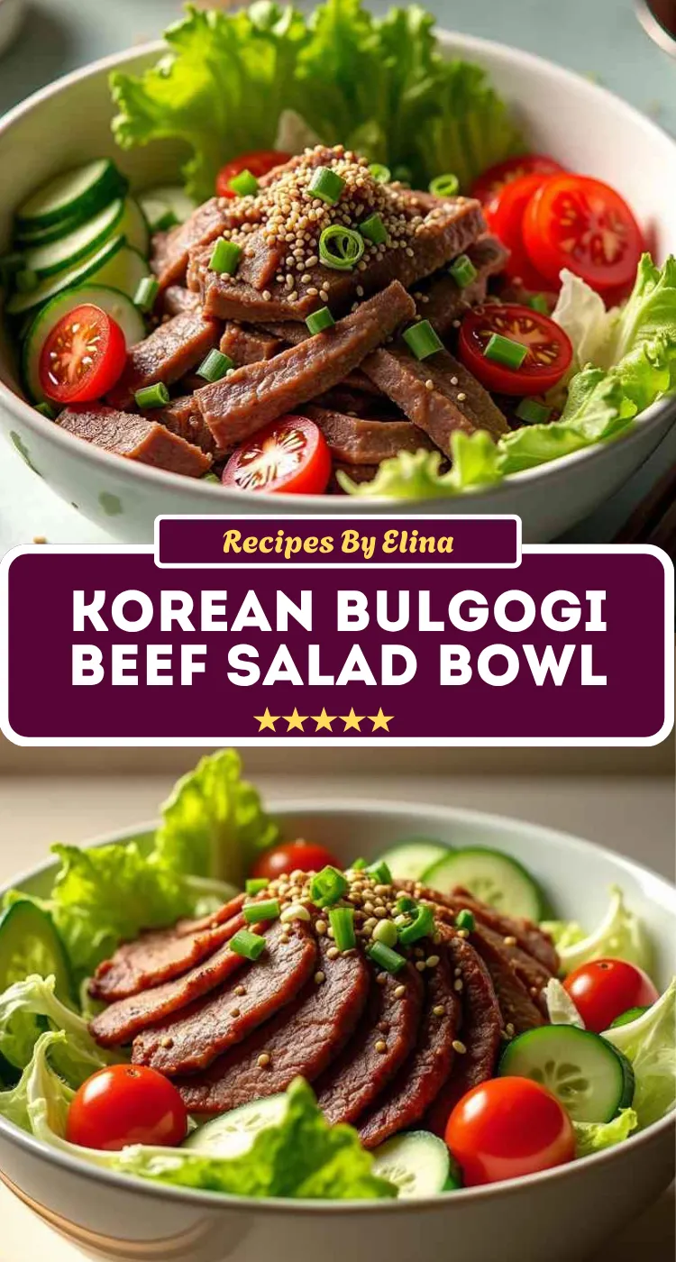 Korean Bulgogi Beef Salad Bowl