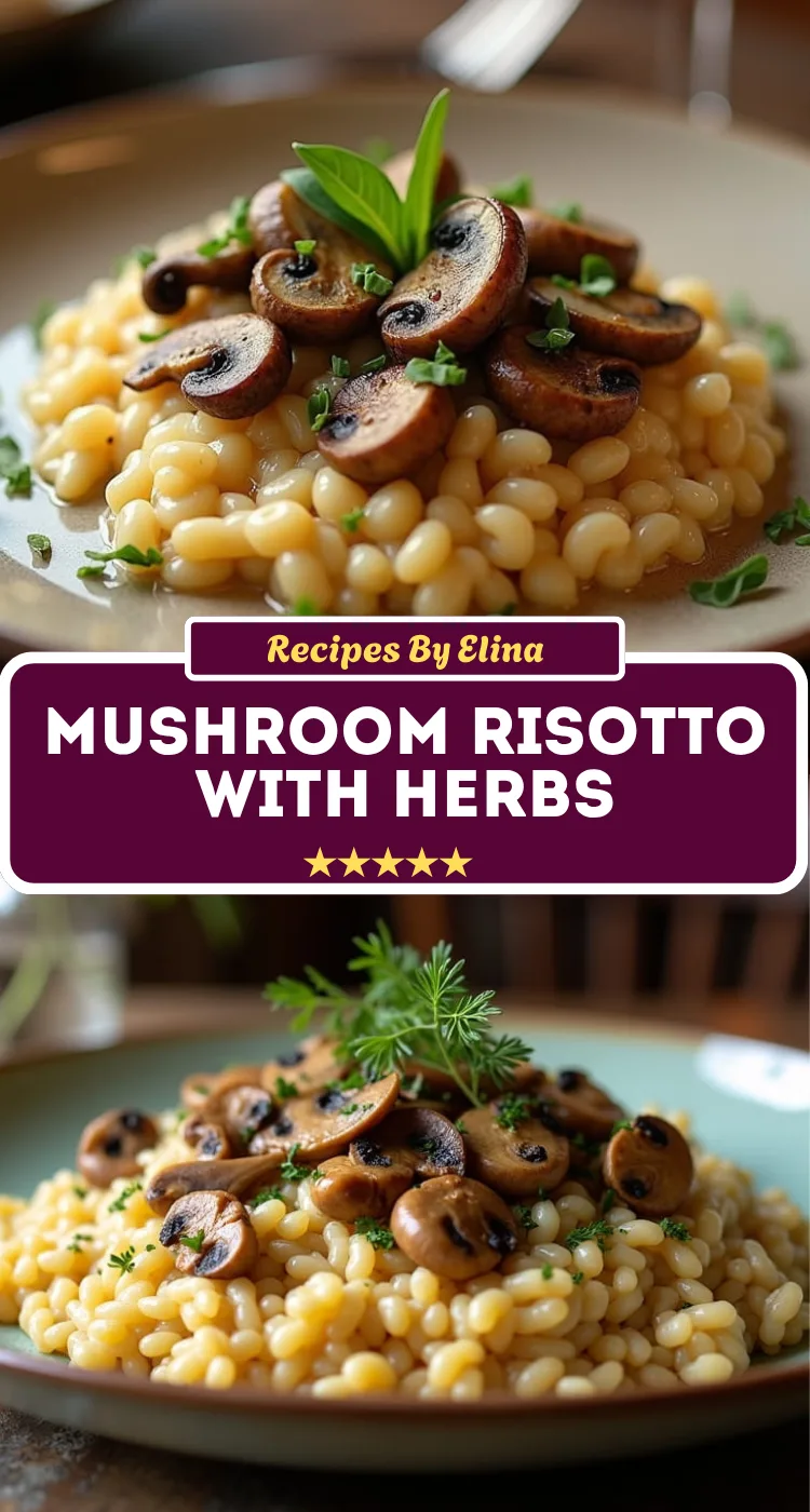 Mushroom Risotto with Herbs