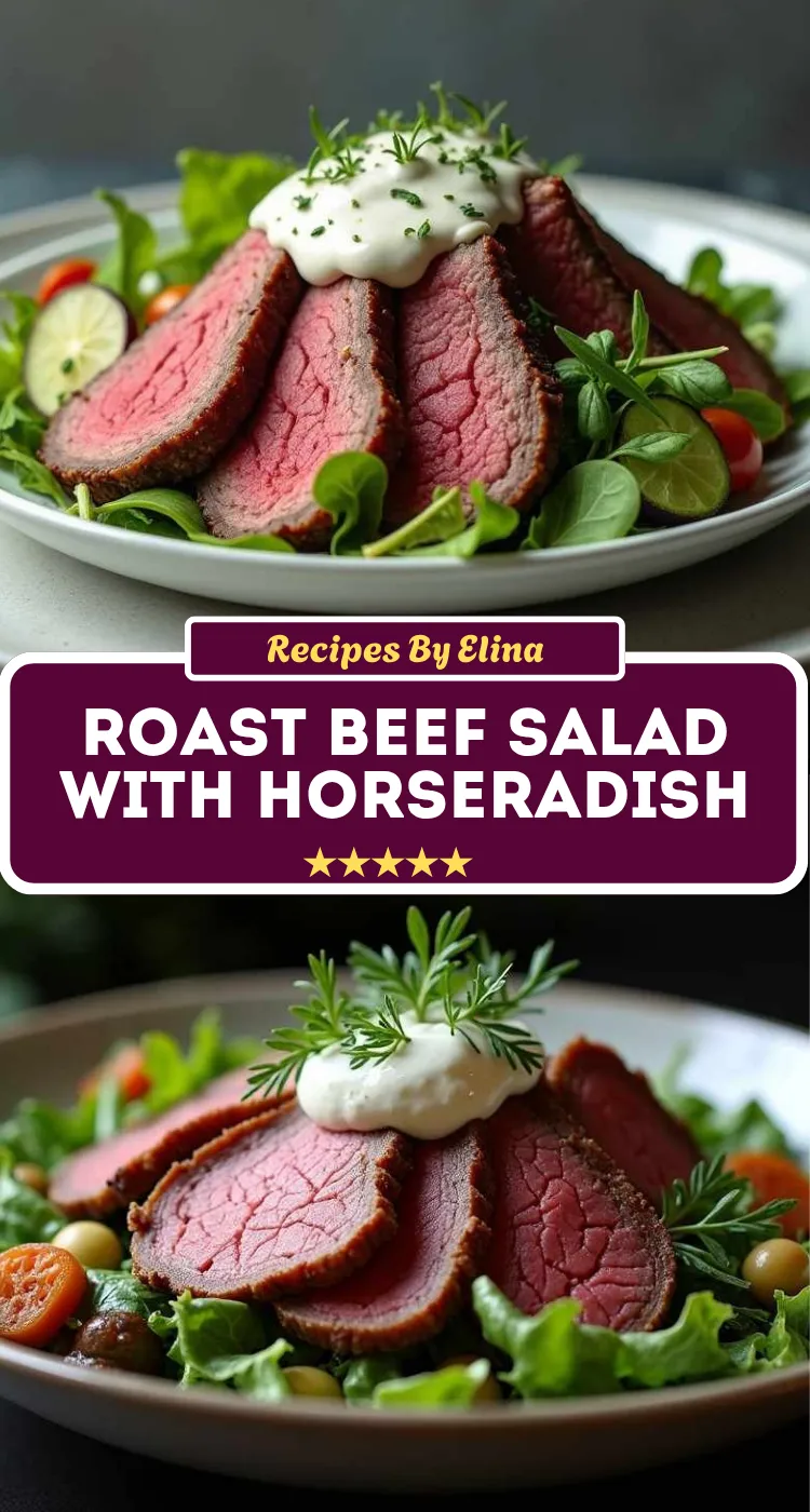 Roast Beef Salad with Horseradish Dressing